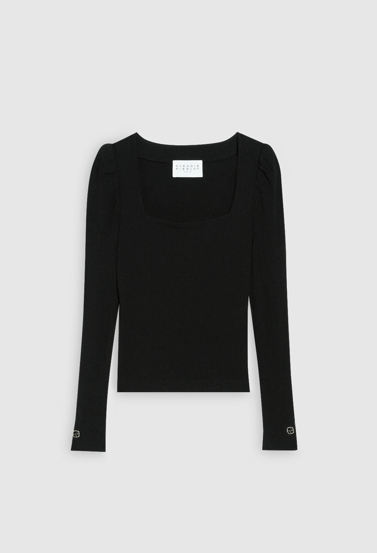 Long sleeved ribbed t-shirt 