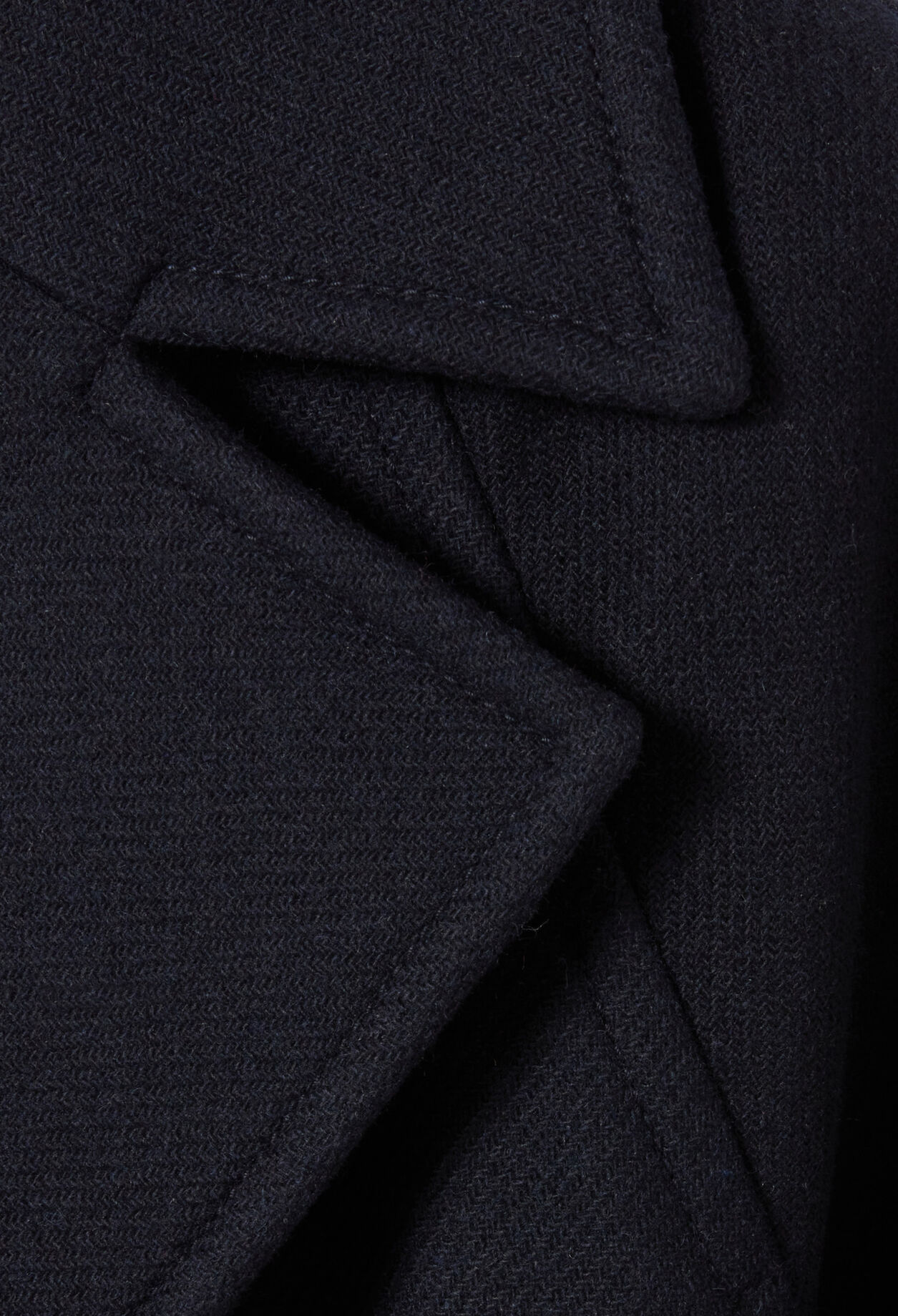 Wool trench-inspired coat