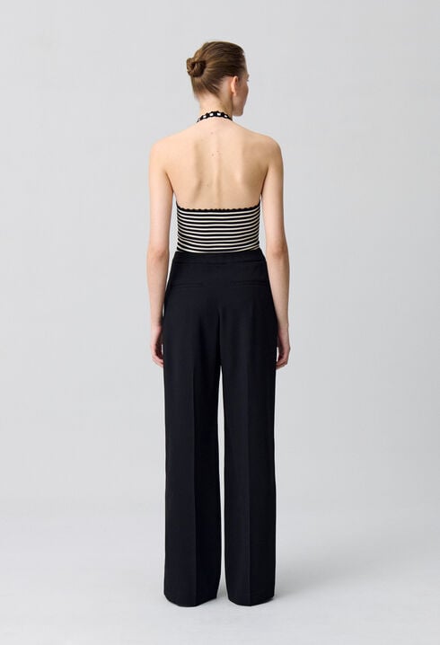 Straight-Leg Sailor Trousers