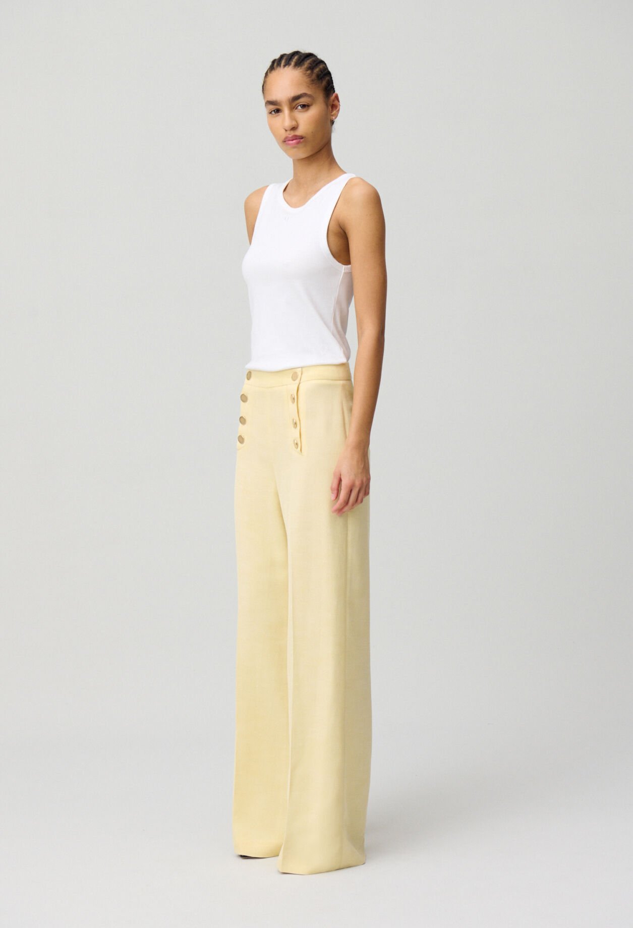 Straight-Leg Sailor Trousers