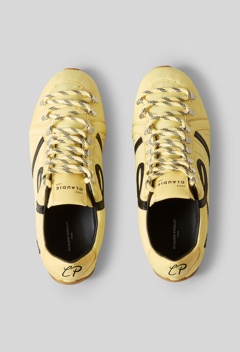 Light yellow swing trainers
