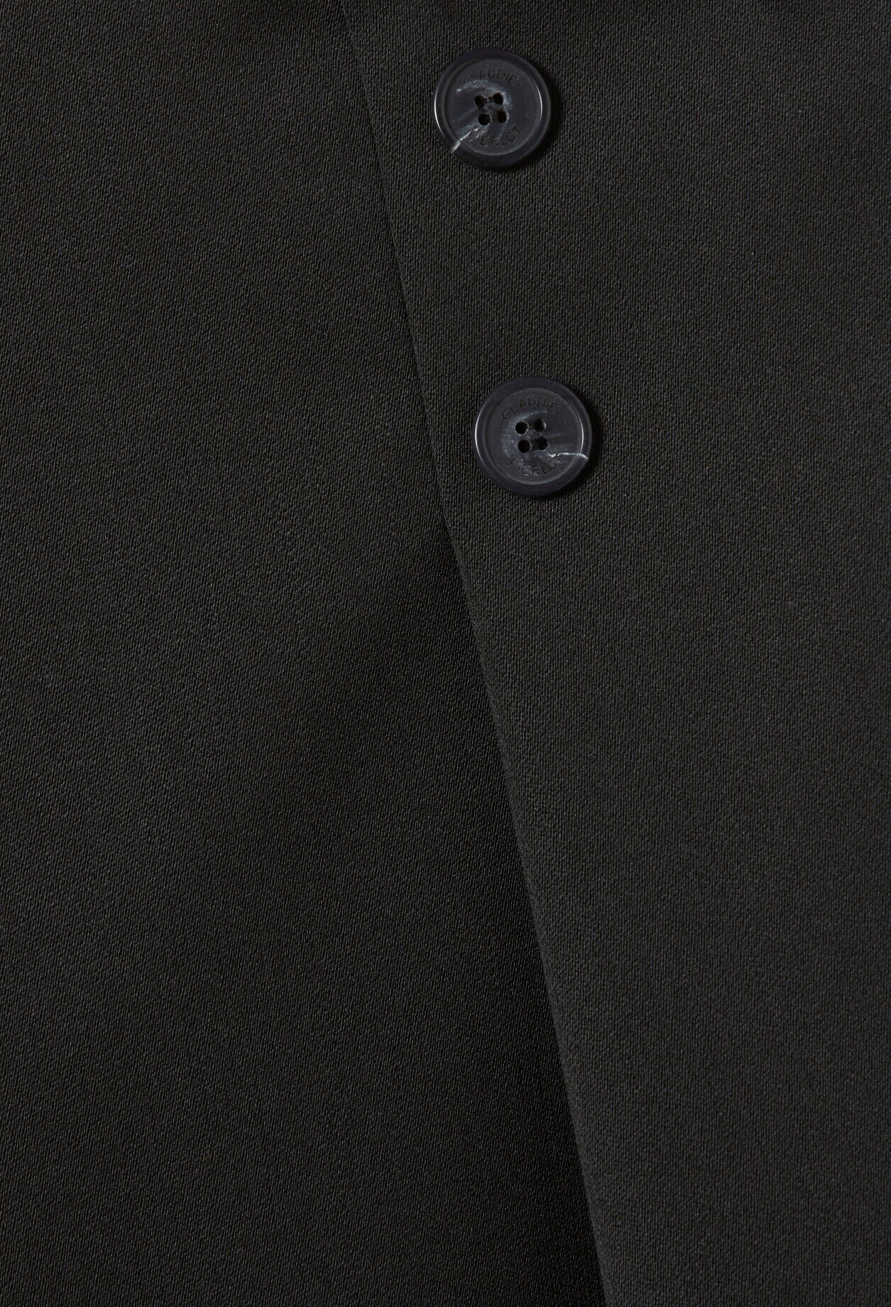 Wide-leg wool-blend trousers