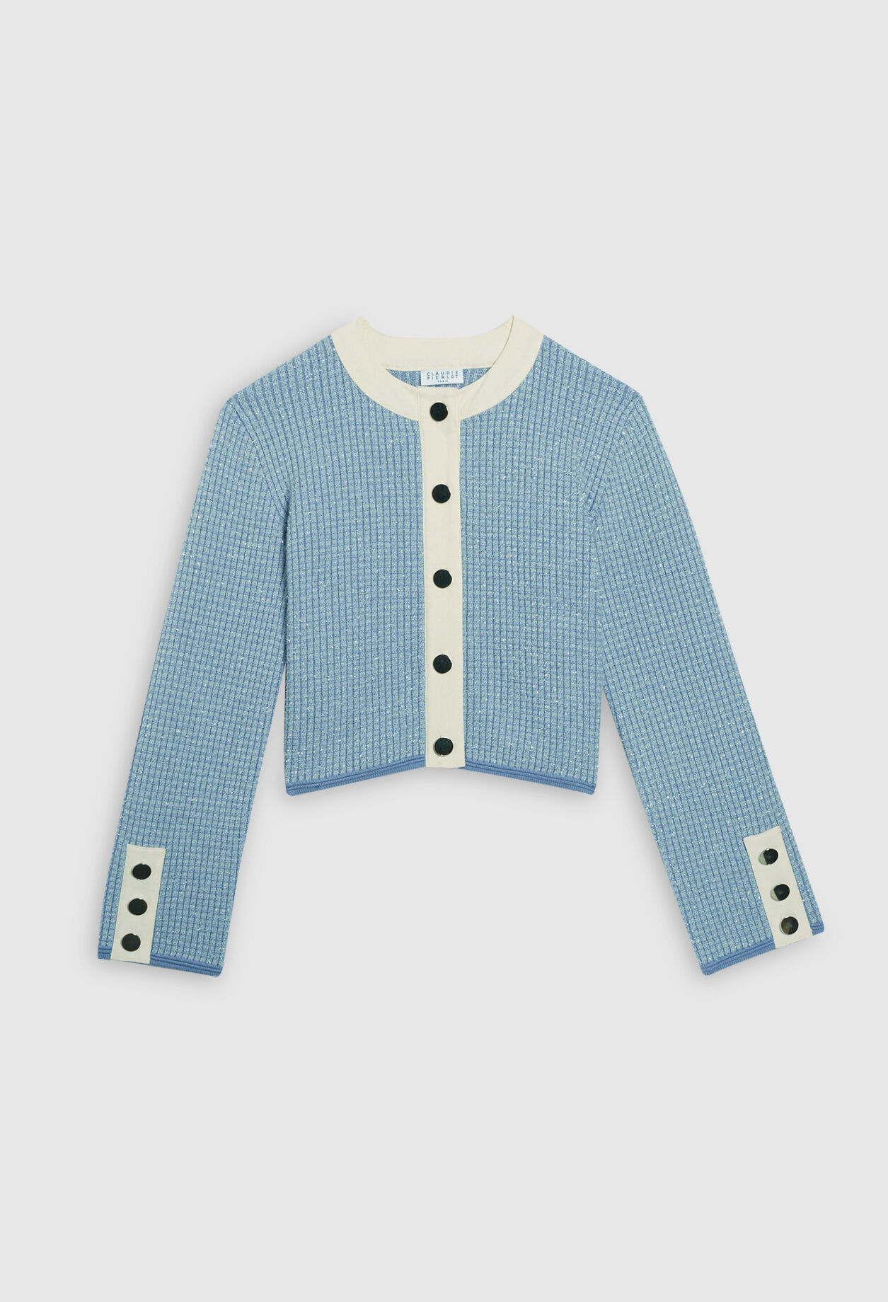 Tweed-style cardigan