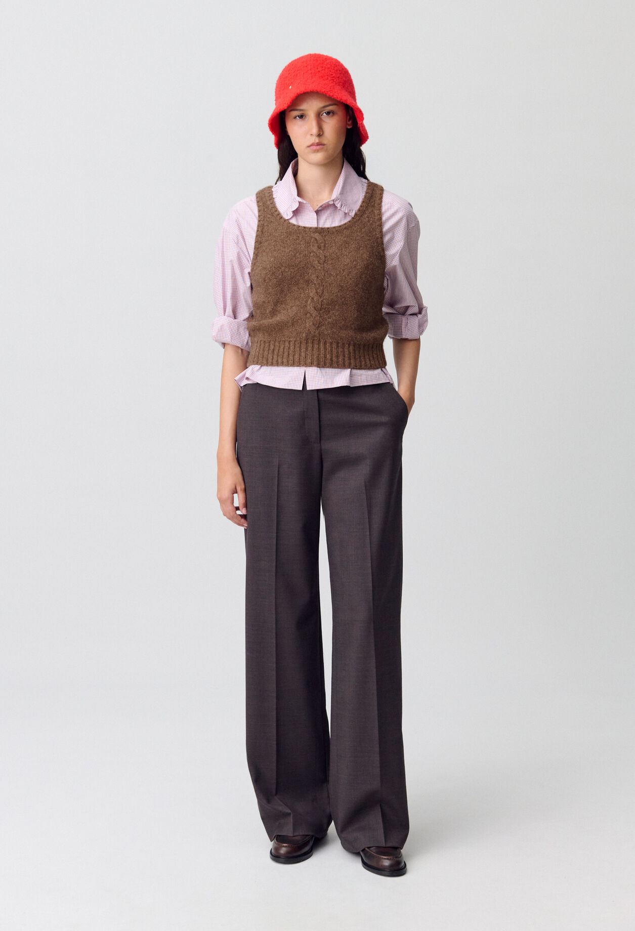 Fine knit top