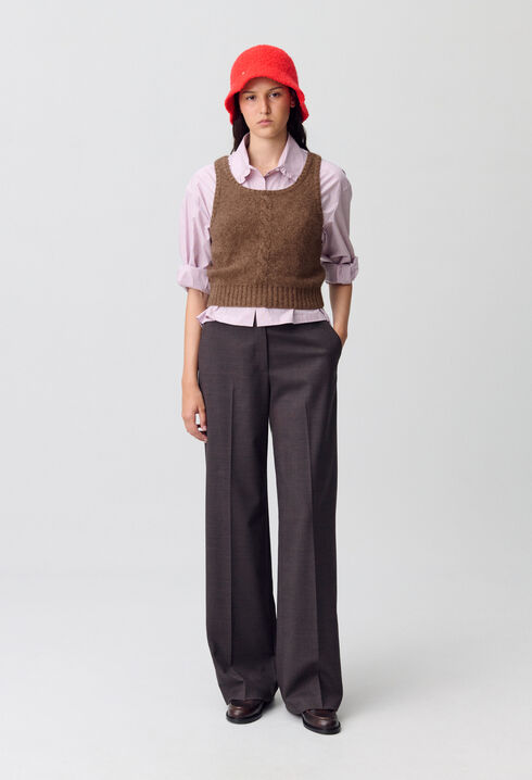 Fine knit top