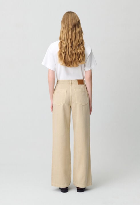 Straight Leg Denim Jeans