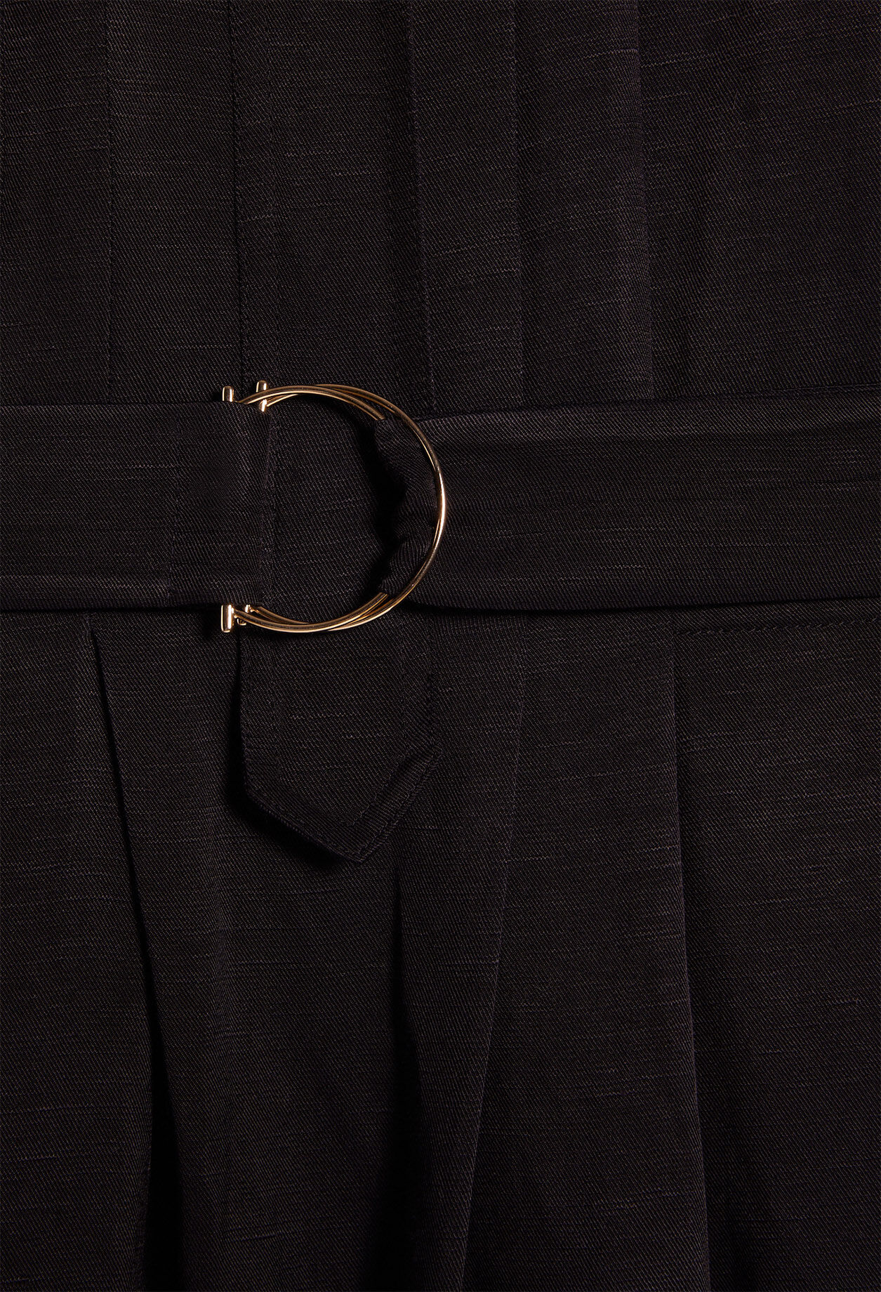 Belted midi dress