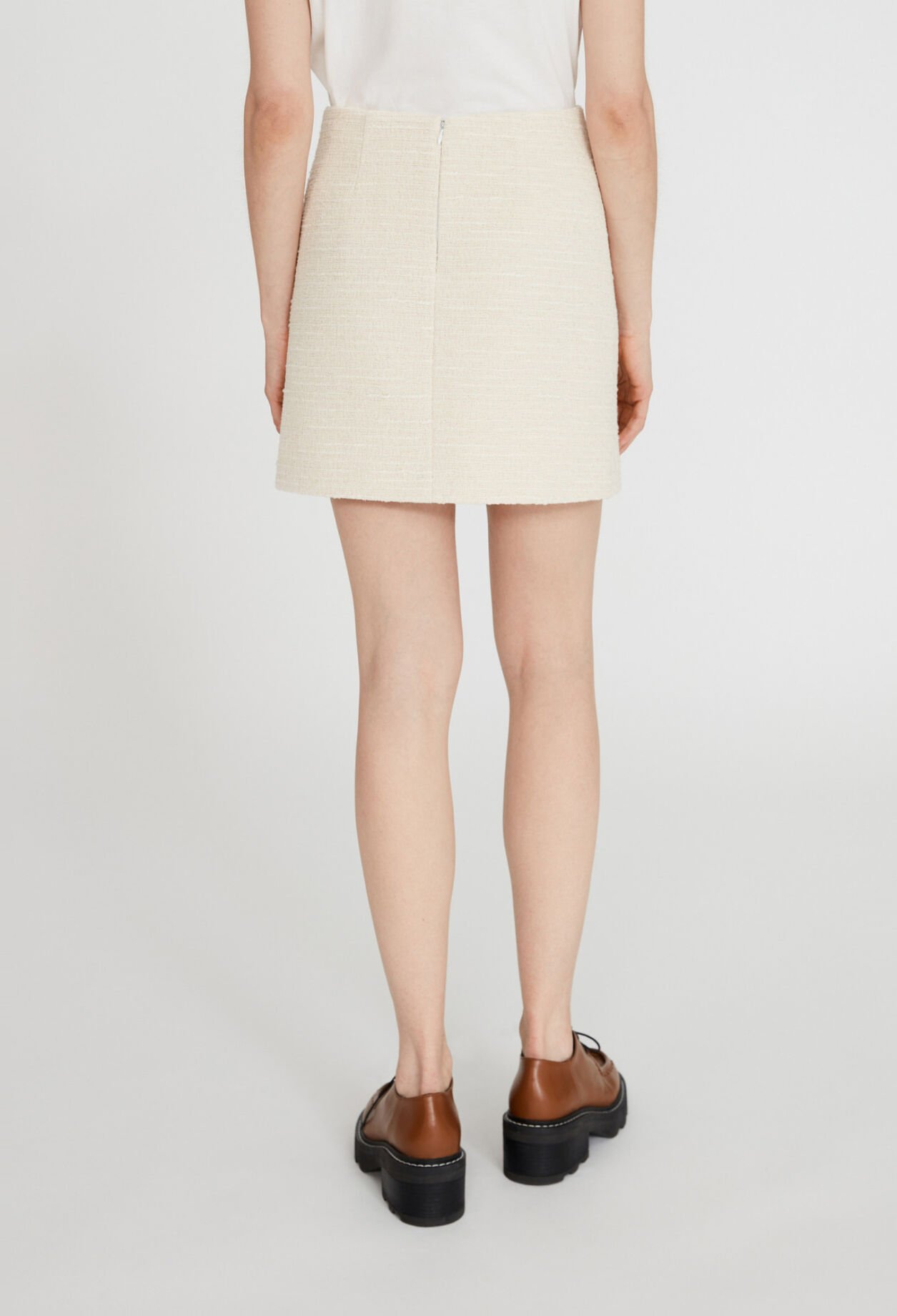Jupe courte tweed