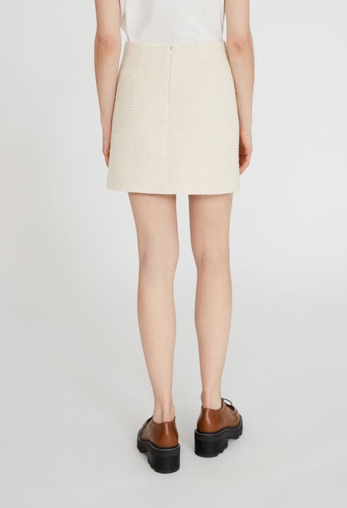 Jupe courte tweed
