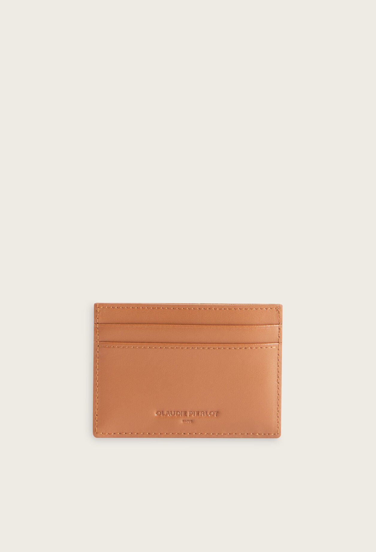 Suede card holder