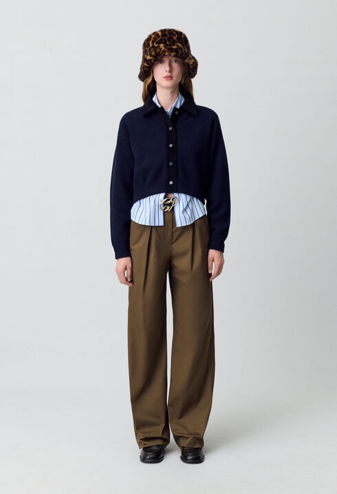 Straight-leg trousers