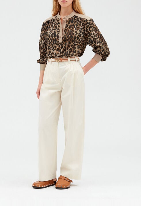 Leopard blouse