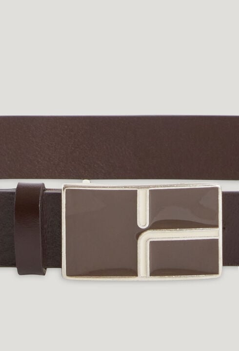 Leather belt