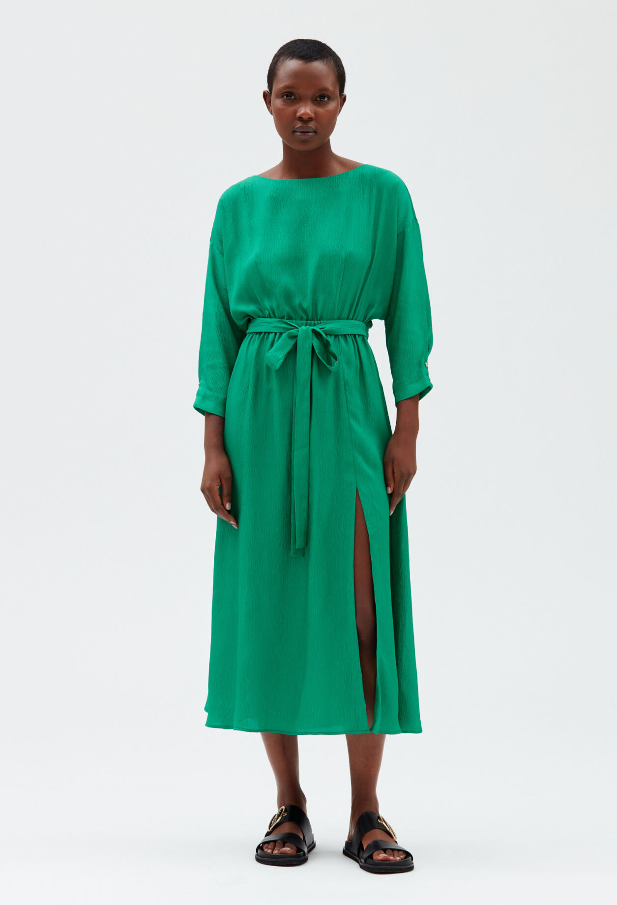 Robe verte claudie pierlot on sale