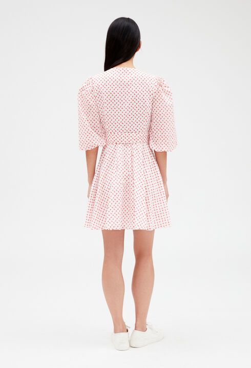 Short wraparound dress