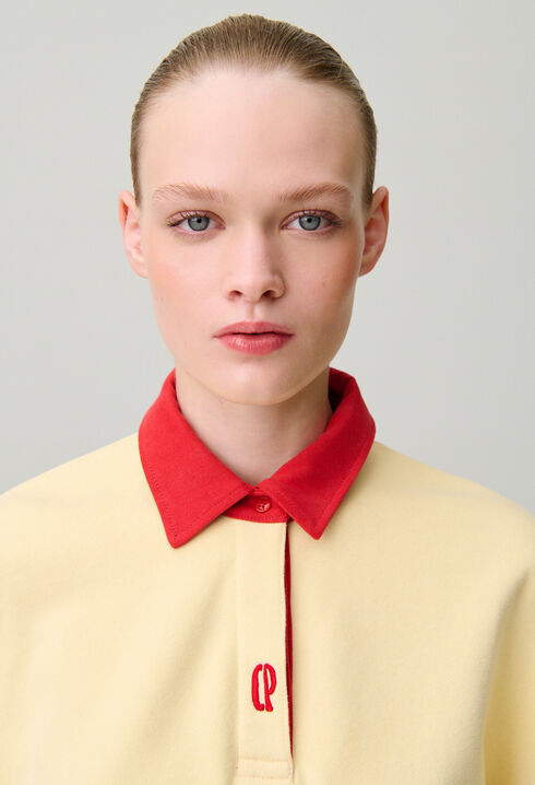 Oversized cotton sweatshirt