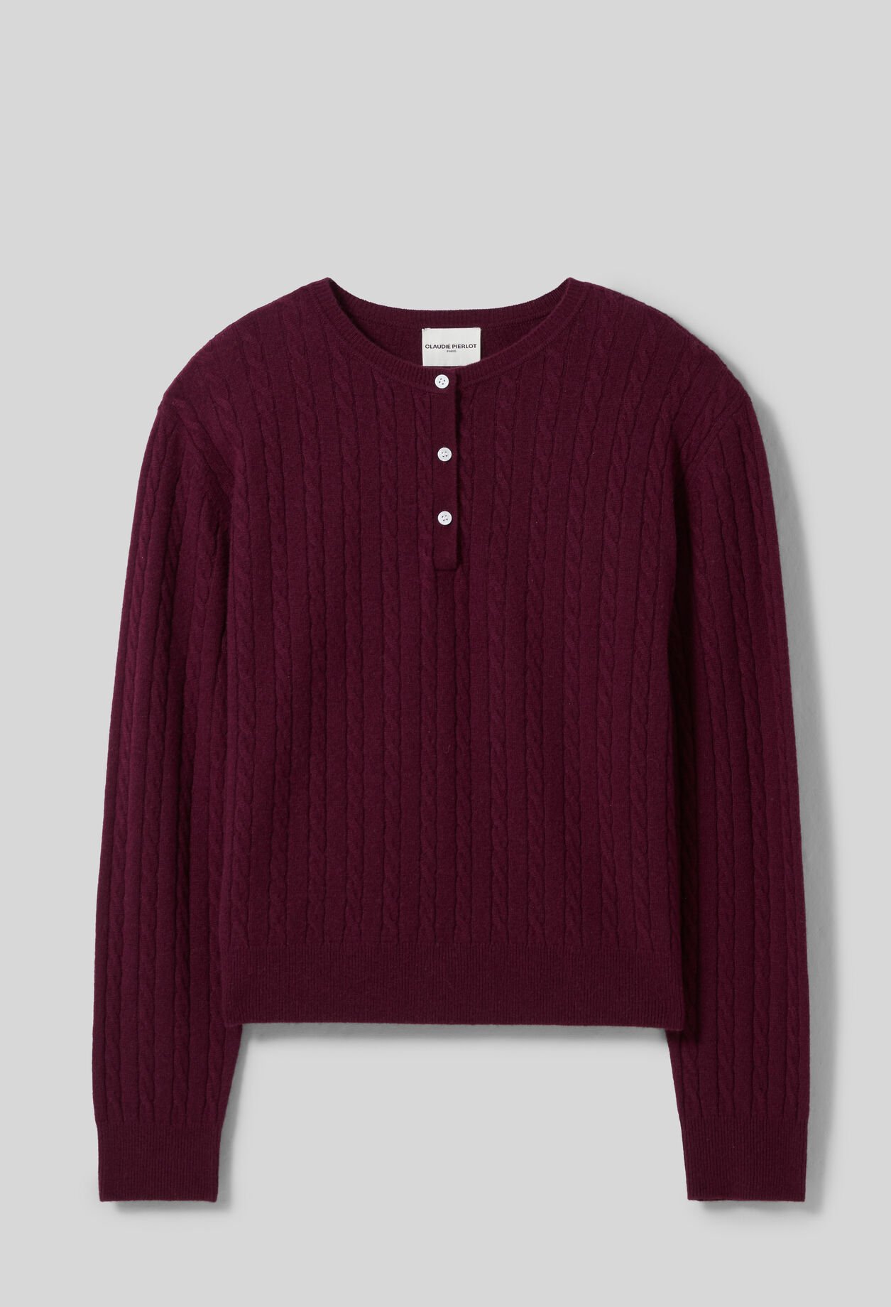 Henley Knit Sweater