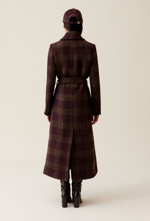 Wool blend coat