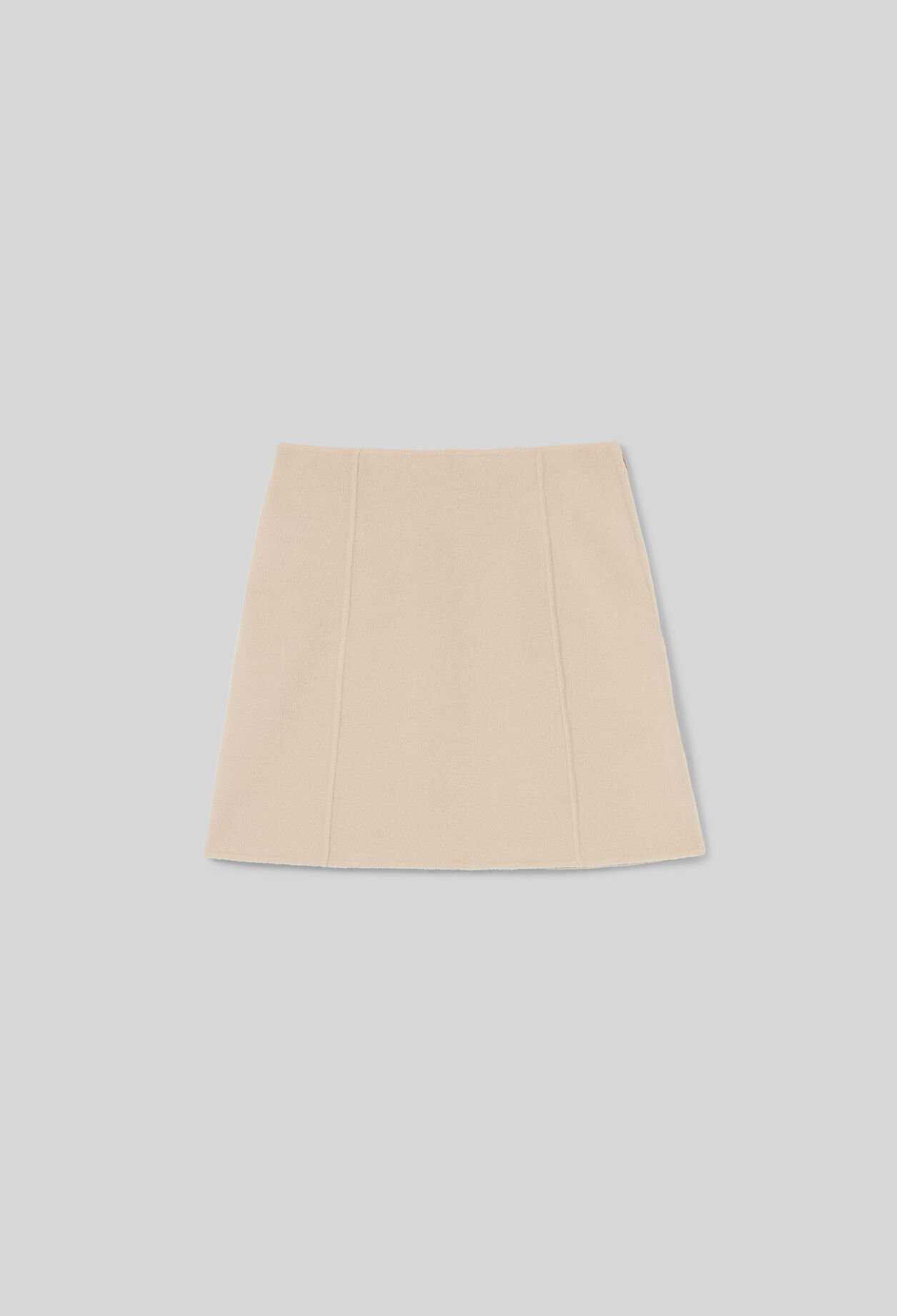 Straight mini skirt