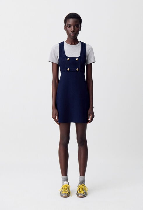 Short Knit T-Shirt Dress