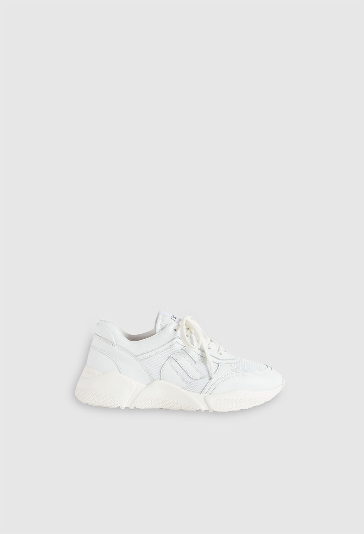 Sneakers blanches graphiques