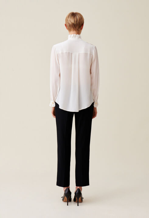 Victorian collar blouse