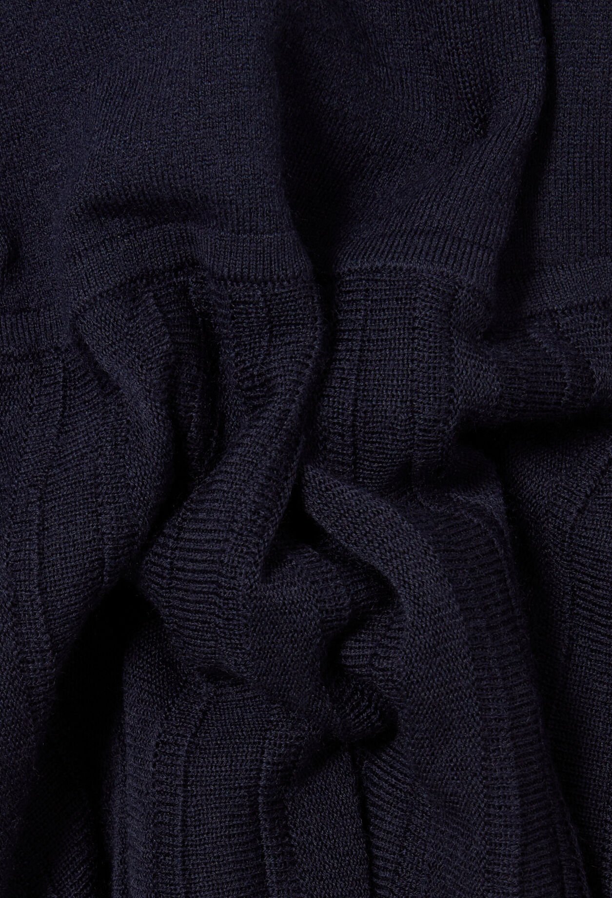 Long collared knit dress