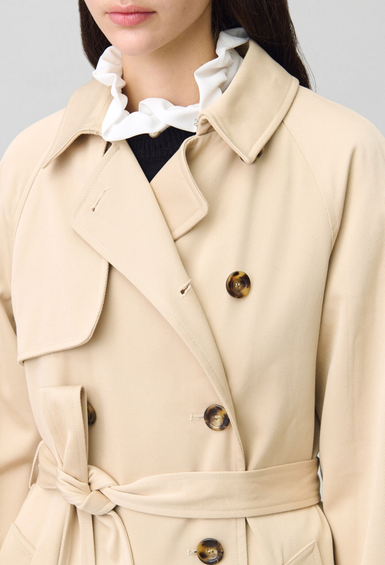 トレンチコート ベージュ ☆ Claudie Pierlot Trench coat for women | Claudie Pierlot