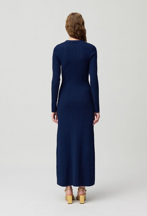 Mid-length knitted dress