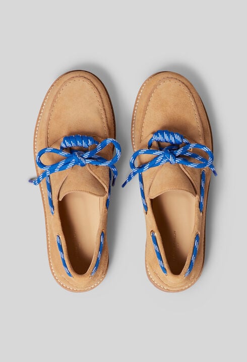 Belem boat shoes in suede leather