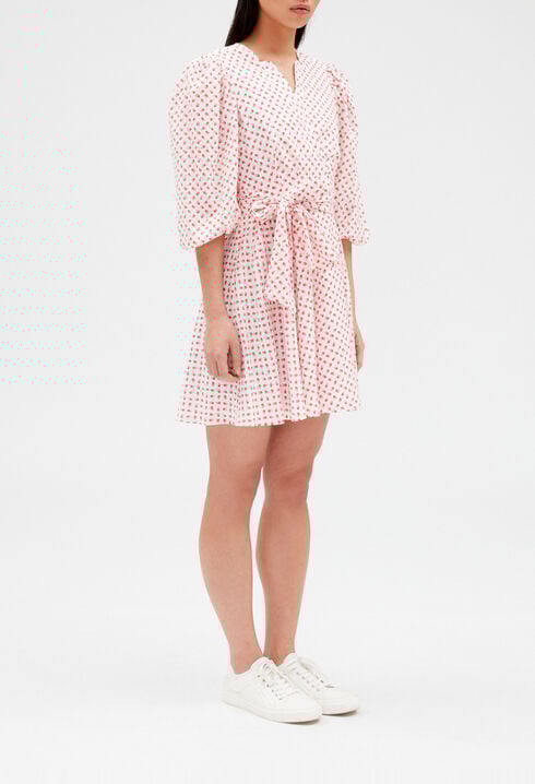 Short wraparound dress