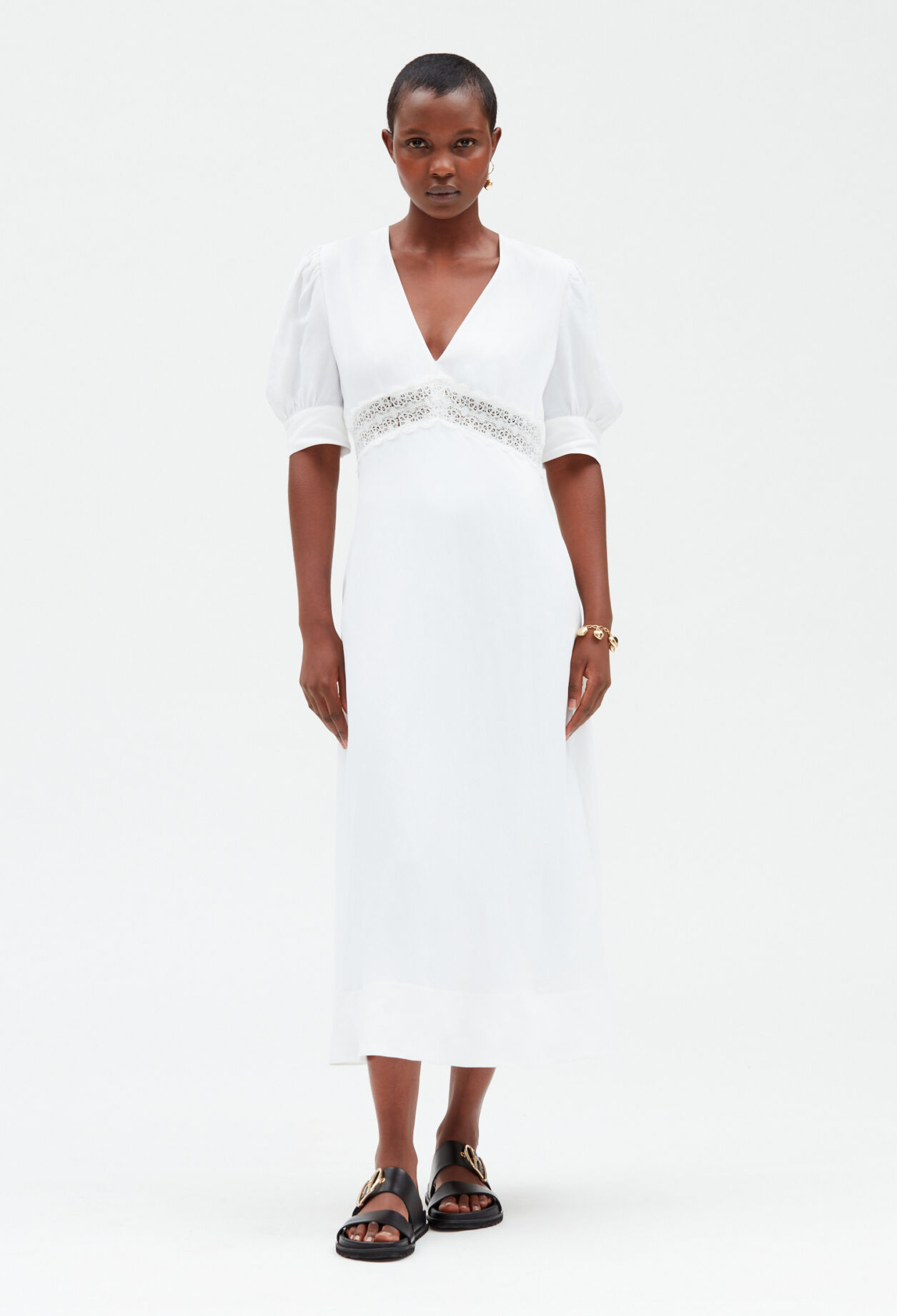 Robe blanche claudie pierlot on sale