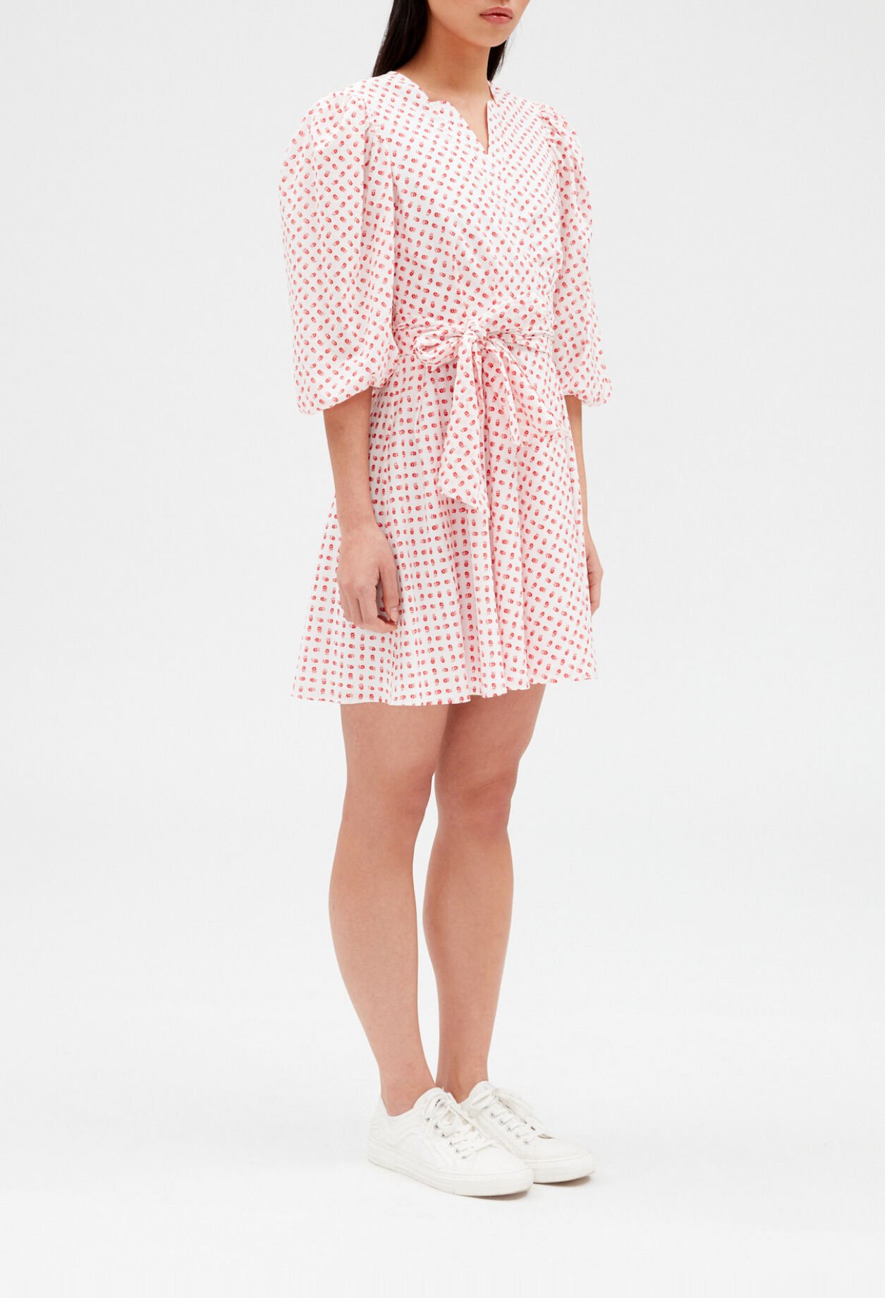 Short wraparound dress