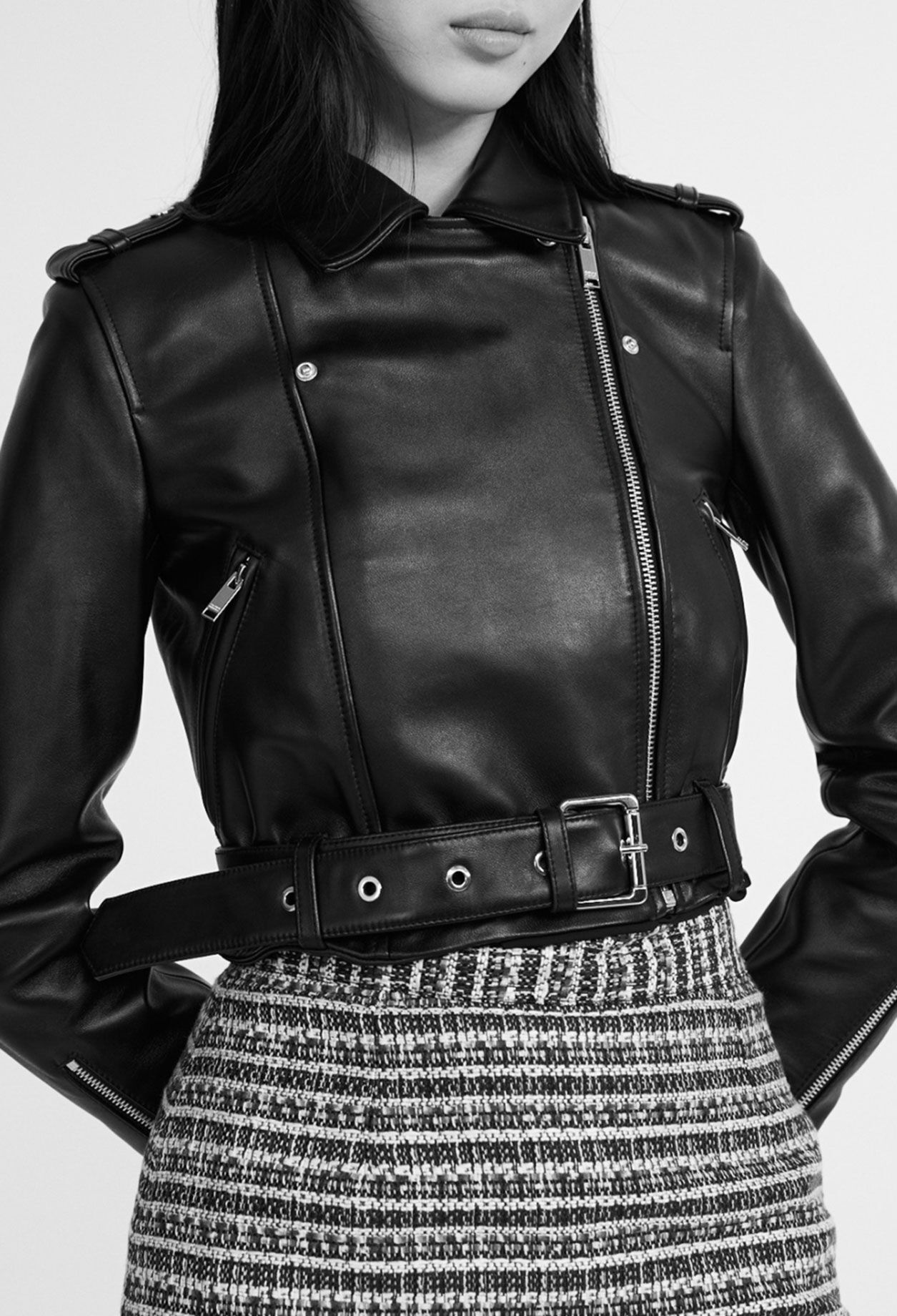 Eco-friendly leather jacket