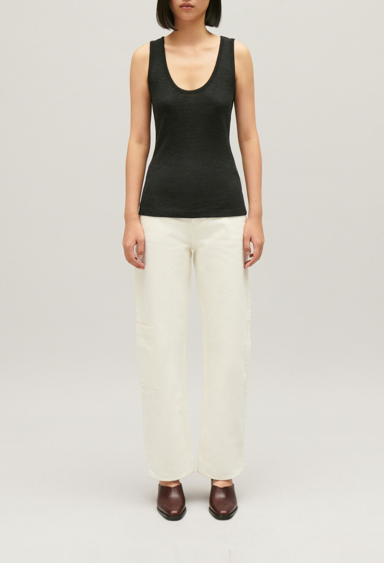 Wool vest top