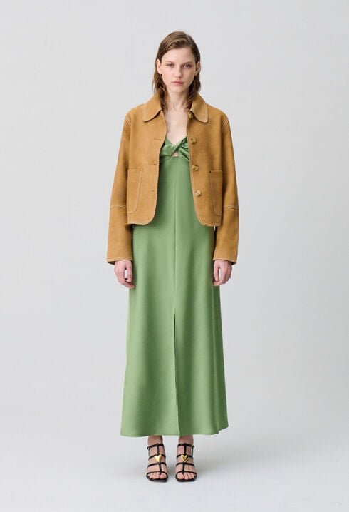 Satin Maxi Dress