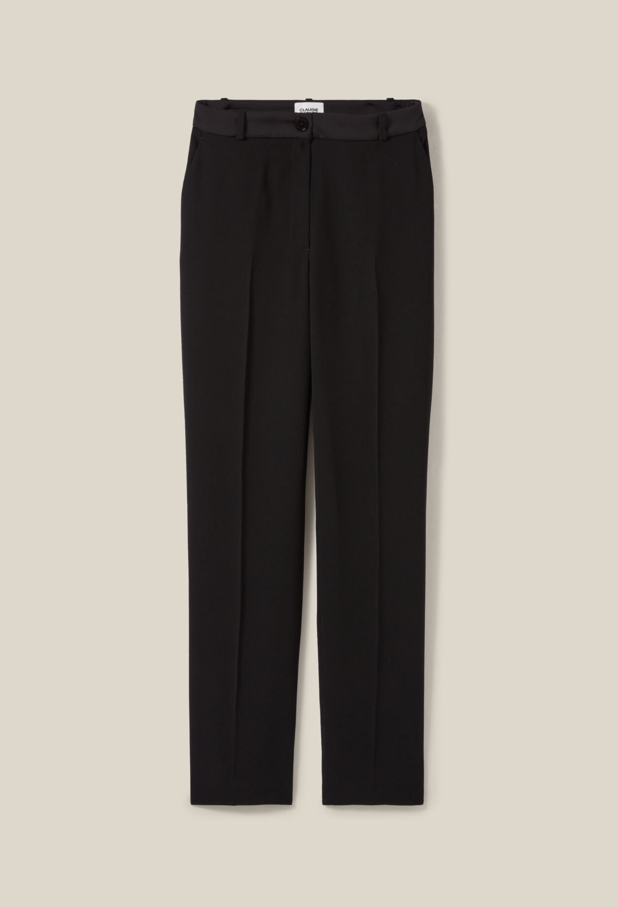 Cigarette-cut Tailored Trousers