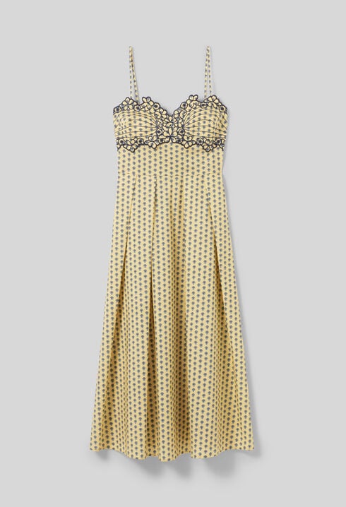 V-neck maxi dress