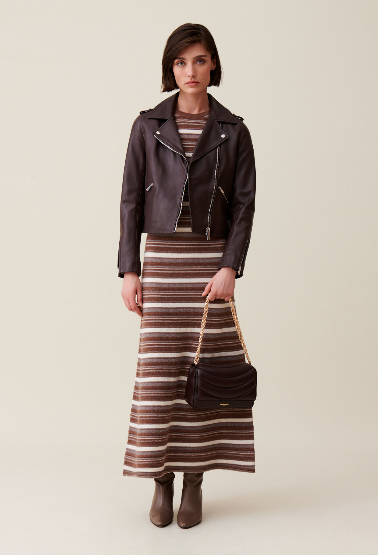 Claudie pierlot leather jacket clearance