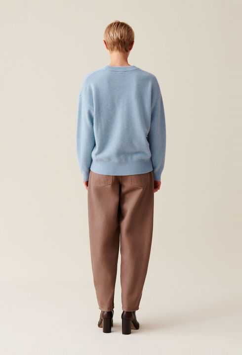 Embroidered Cashmere Jumper