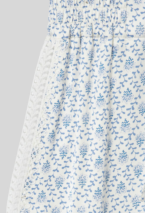 Elasticated-Waist Flowy Trousers