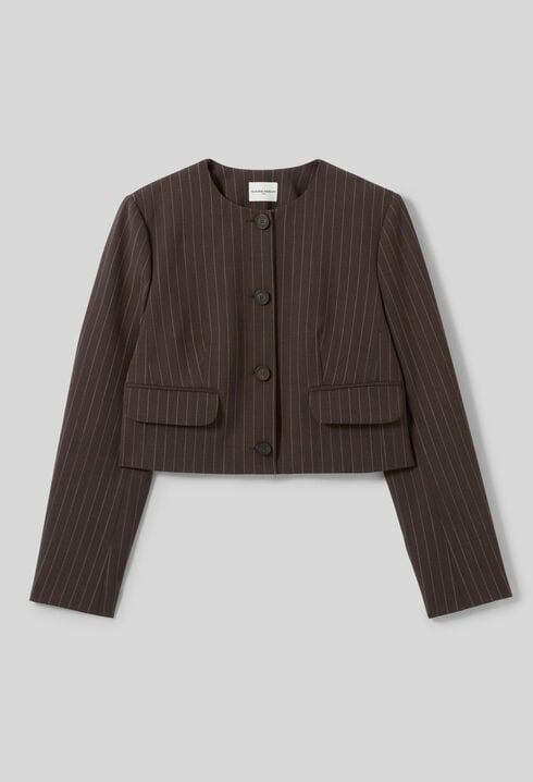 Cropped Boxy Jacket