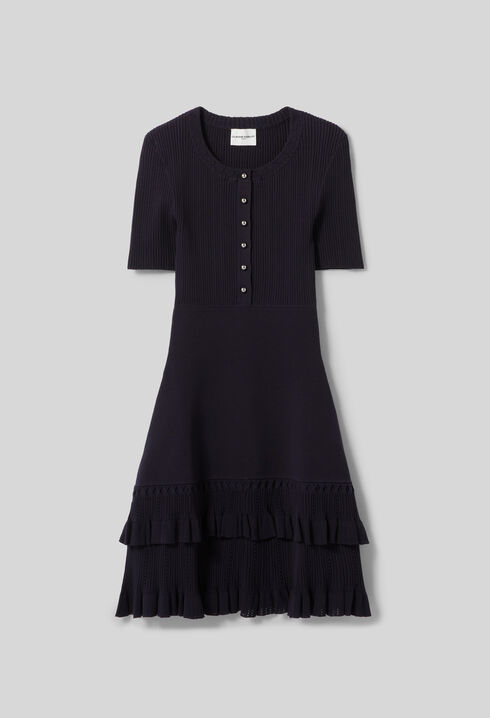 Fitted knit dress