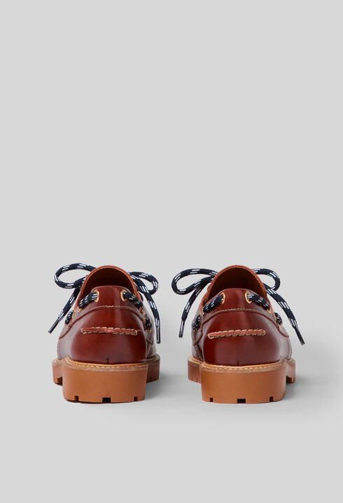 Belem leather boat shoes