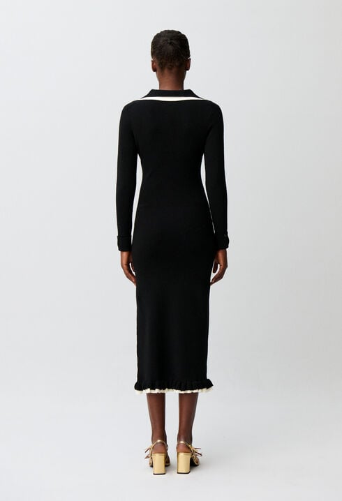 Long knitted dress