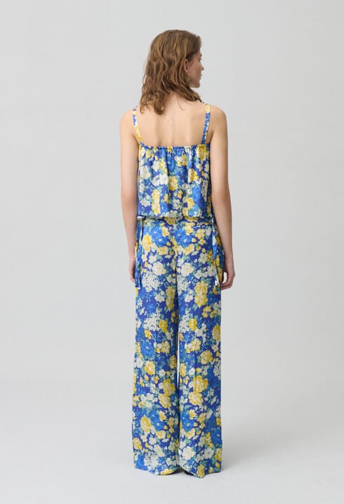 Printed Strappy Top