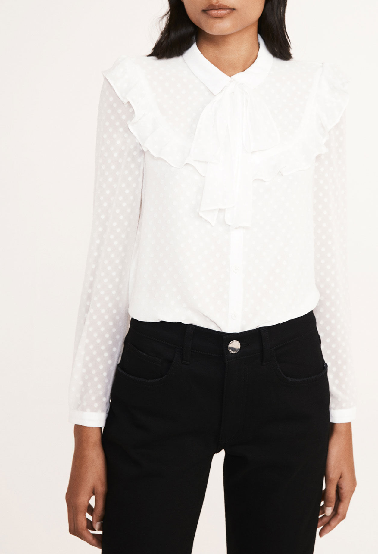 Pussy bow shirt