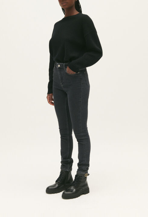 Charcoal grey skinny jeans