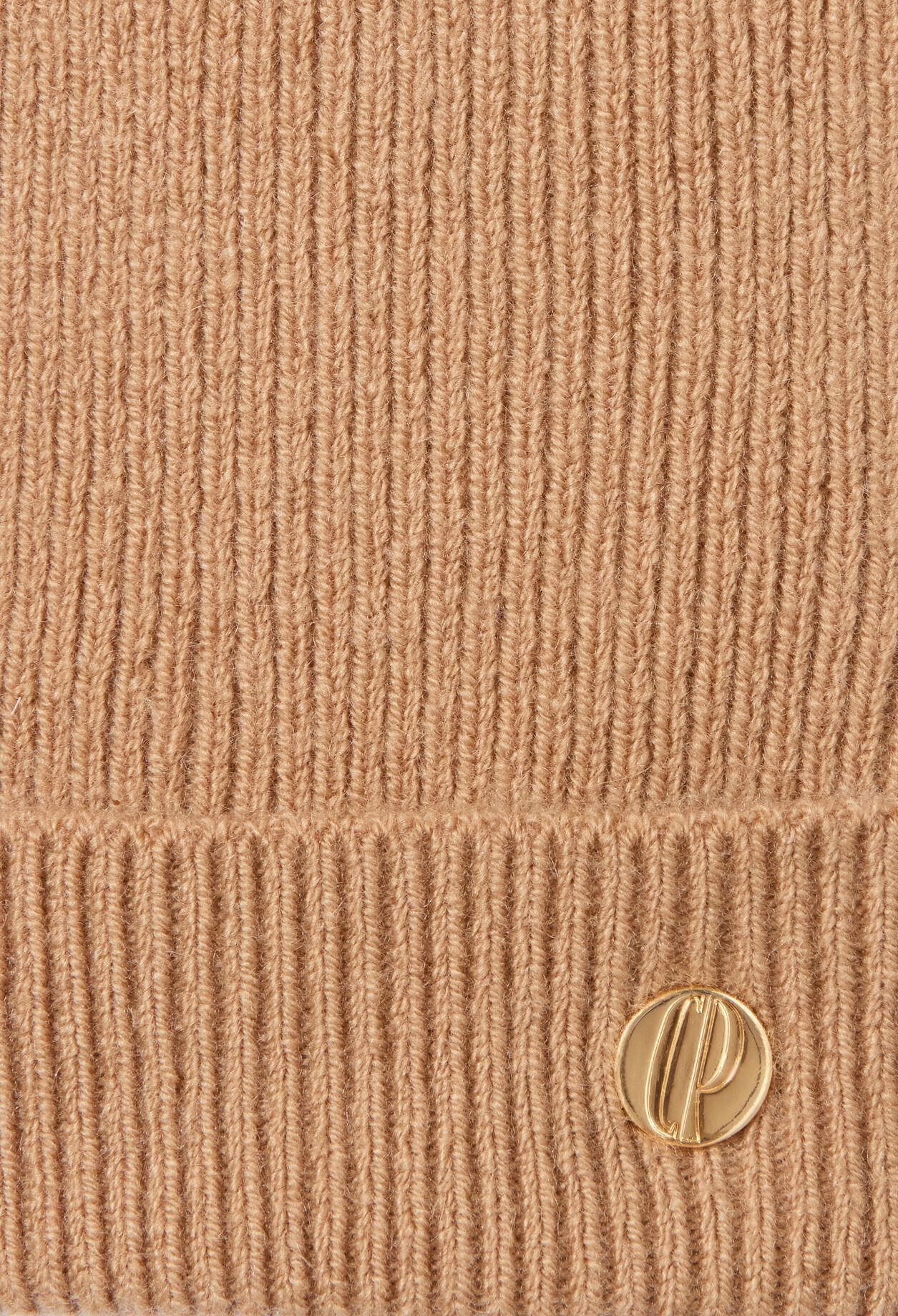 Wool mitts with gold CP rivet