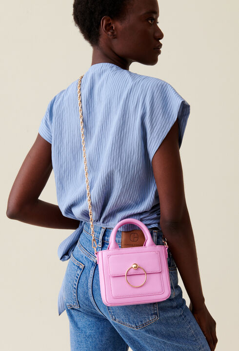 Mini Anouck smooth leather bag